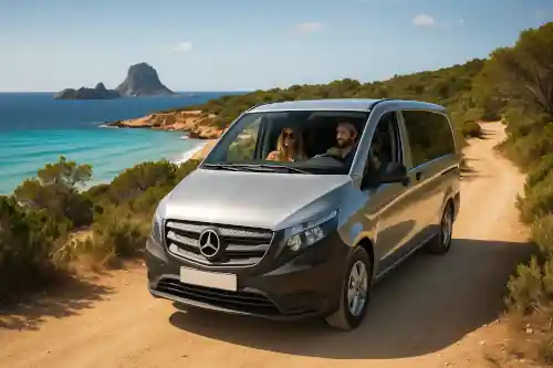 Alquiler furgoneta premium Mercedes Vito en Ibiza