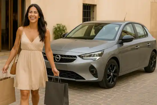 Alquiler por día Opel Corsa para moverse por Ibiza